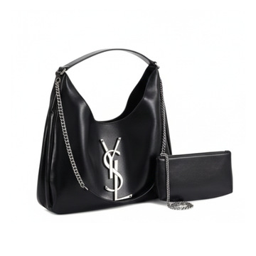 Saint Laurent Bag | Le 5 A 7 Leather Hobo Bag