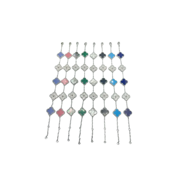 Van Cleef & Arpels Jewelry | Alhambra Bracelet Collection Silver
