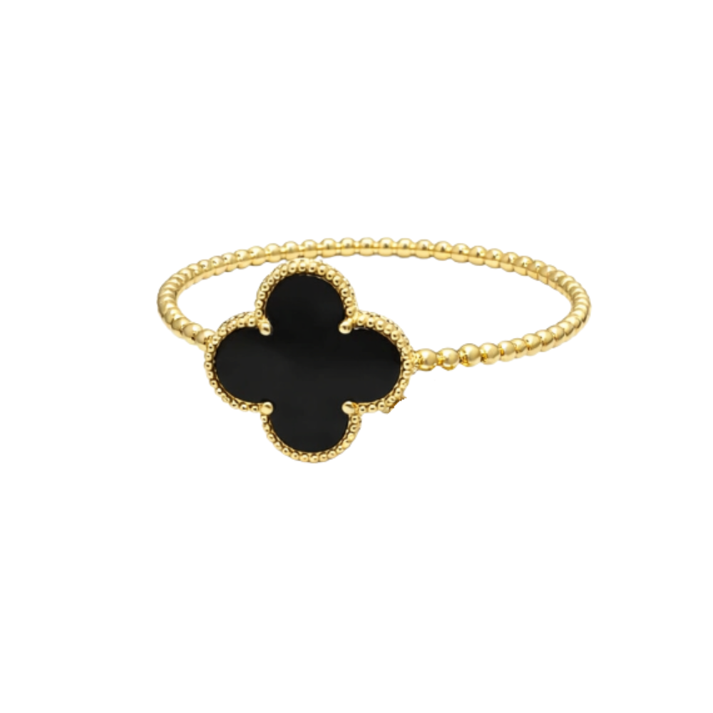 Van Cleef & Arpels Jewelry | Alhambra Bracelet Ring Set Gold