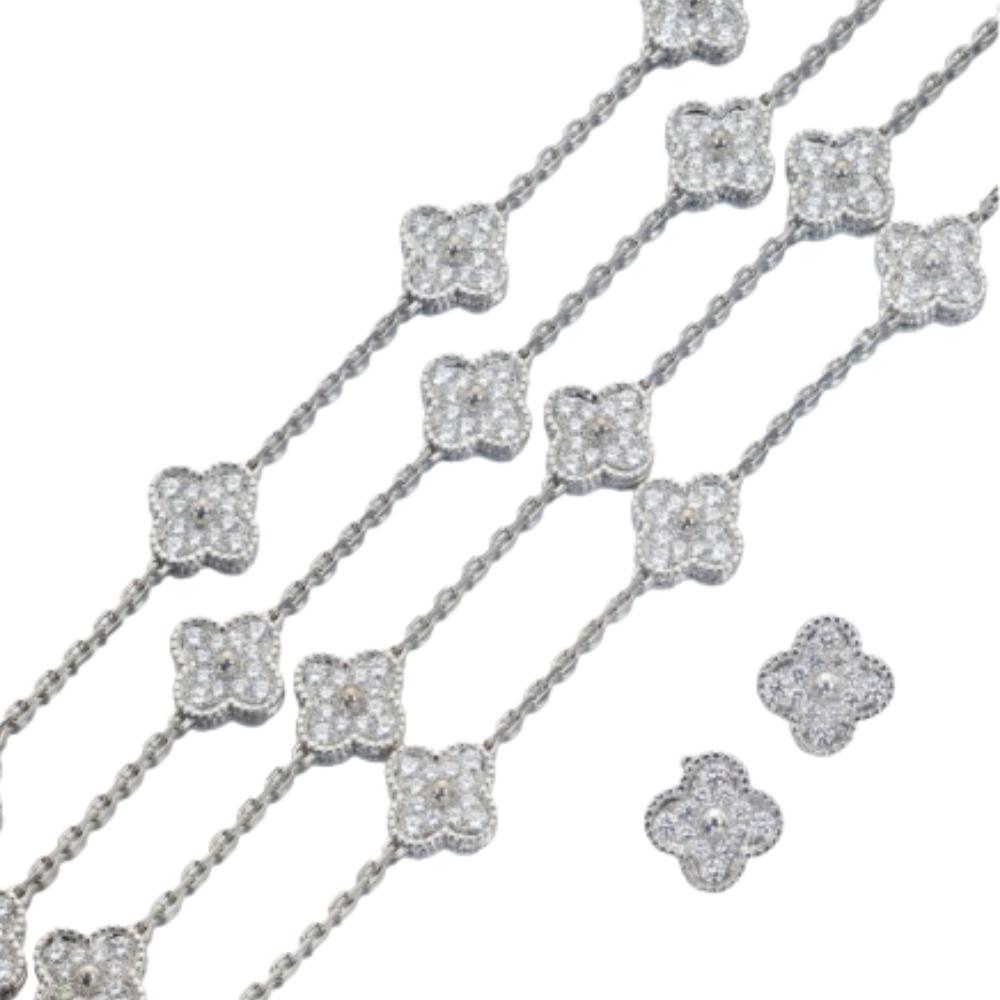 Van Cleef & Arpels Jewelry | Set Gold Silver Agate