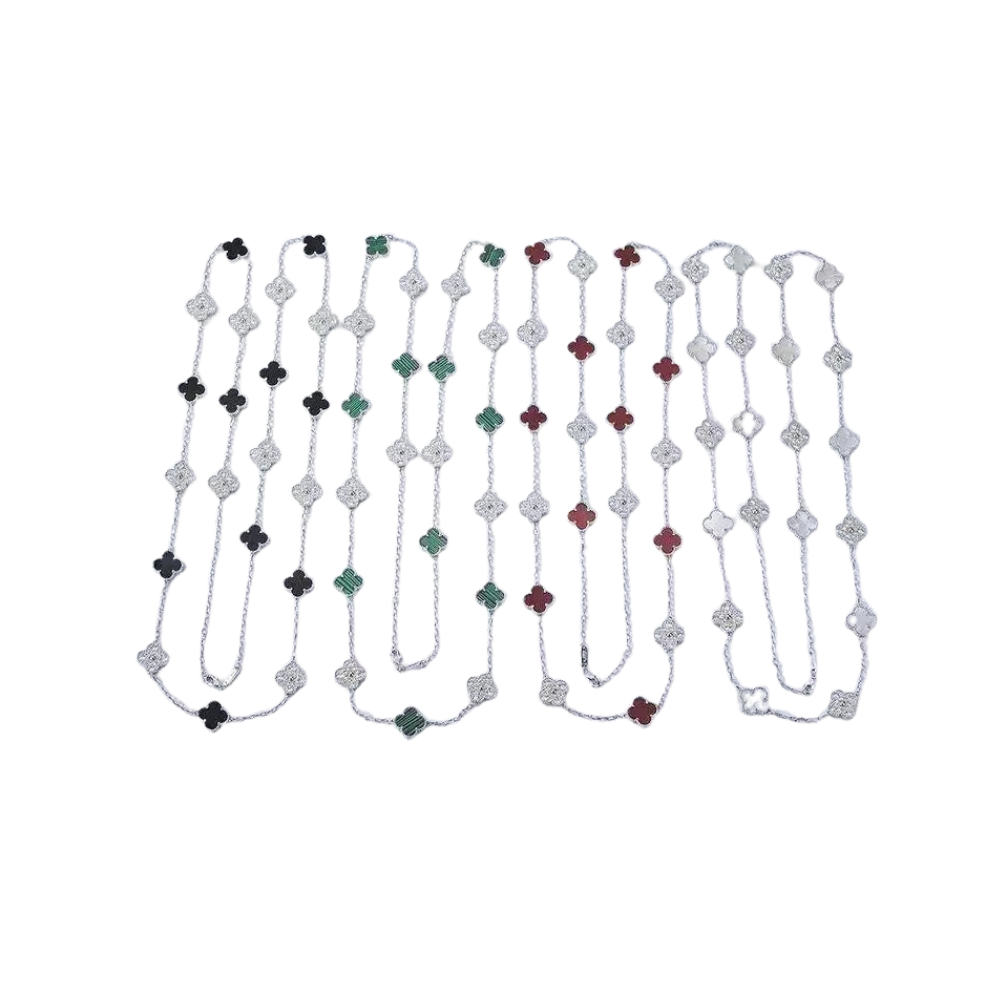 Van Cleef & Arpels Jewelry | Long Necklace Collection Silver