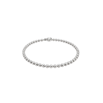 Van Cleef & Arpels Jewelry | Perlee Beads Silver Bracelet and Ring Set