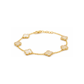 Van Cleef & Arpels Jewelry | Vintage Alhambra 5-Motif Bracelet Gold