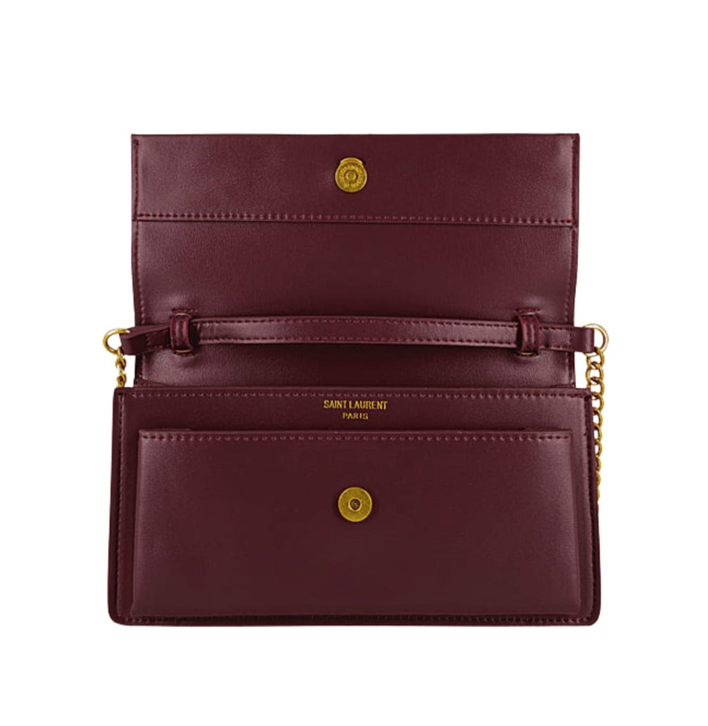 Saint Laurent Bag | Sunset Medium Handbag Burgundy
