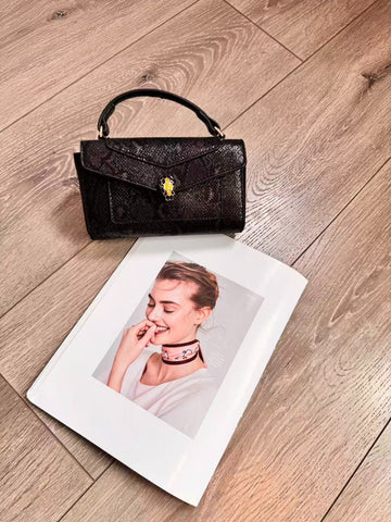 Bvlgari Bag Serpenti Forever Dark Brown Shiny