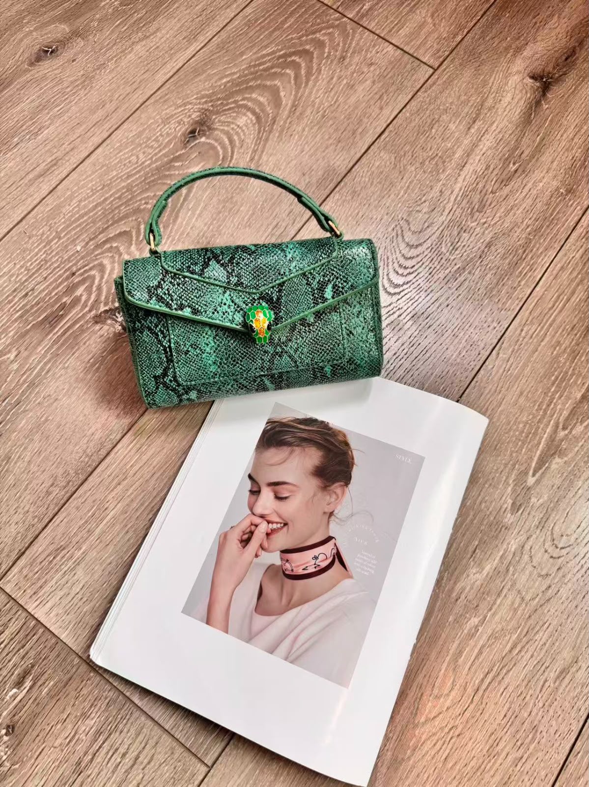 Bvlgari Bag Serpenti Forever Green
