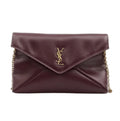 Saint Laurent Bag | Cassandre Flap Chain Shoulder Bag Dark Ruby Calfskin Leather