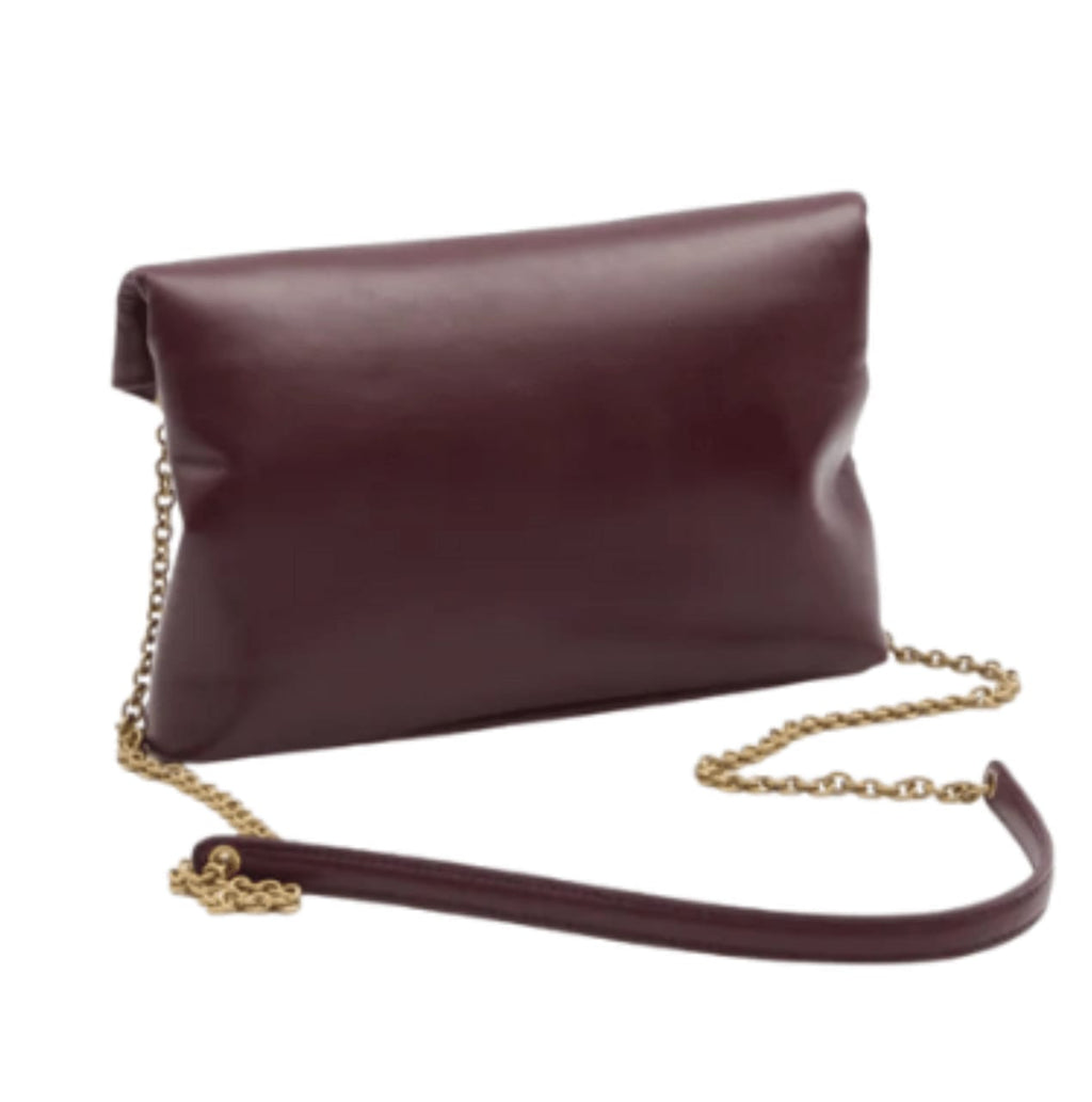 Saint Laurent Bag | Cassandre Flap Chain Shoulder Bag Dark Ruby Calfskin Leather