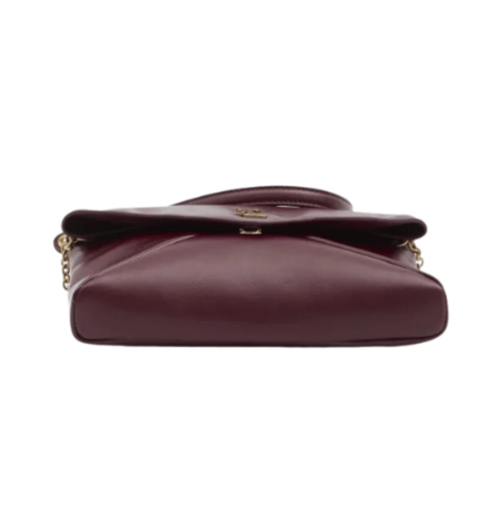 Saint Laurent Bag | Cassandre Flap Chain Shoulder Bag Dark Ruby Calfskin Leather
