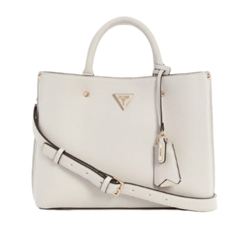 Guess Bag | Meridian Satchel Lvory Polyurethane Material