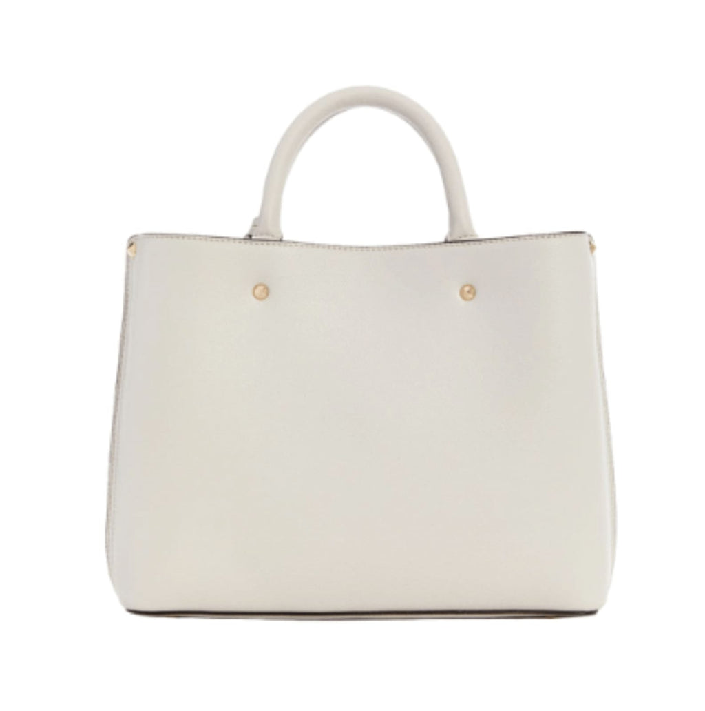Guess Bag | Meridian Satchel Lvory Polyurethane Material