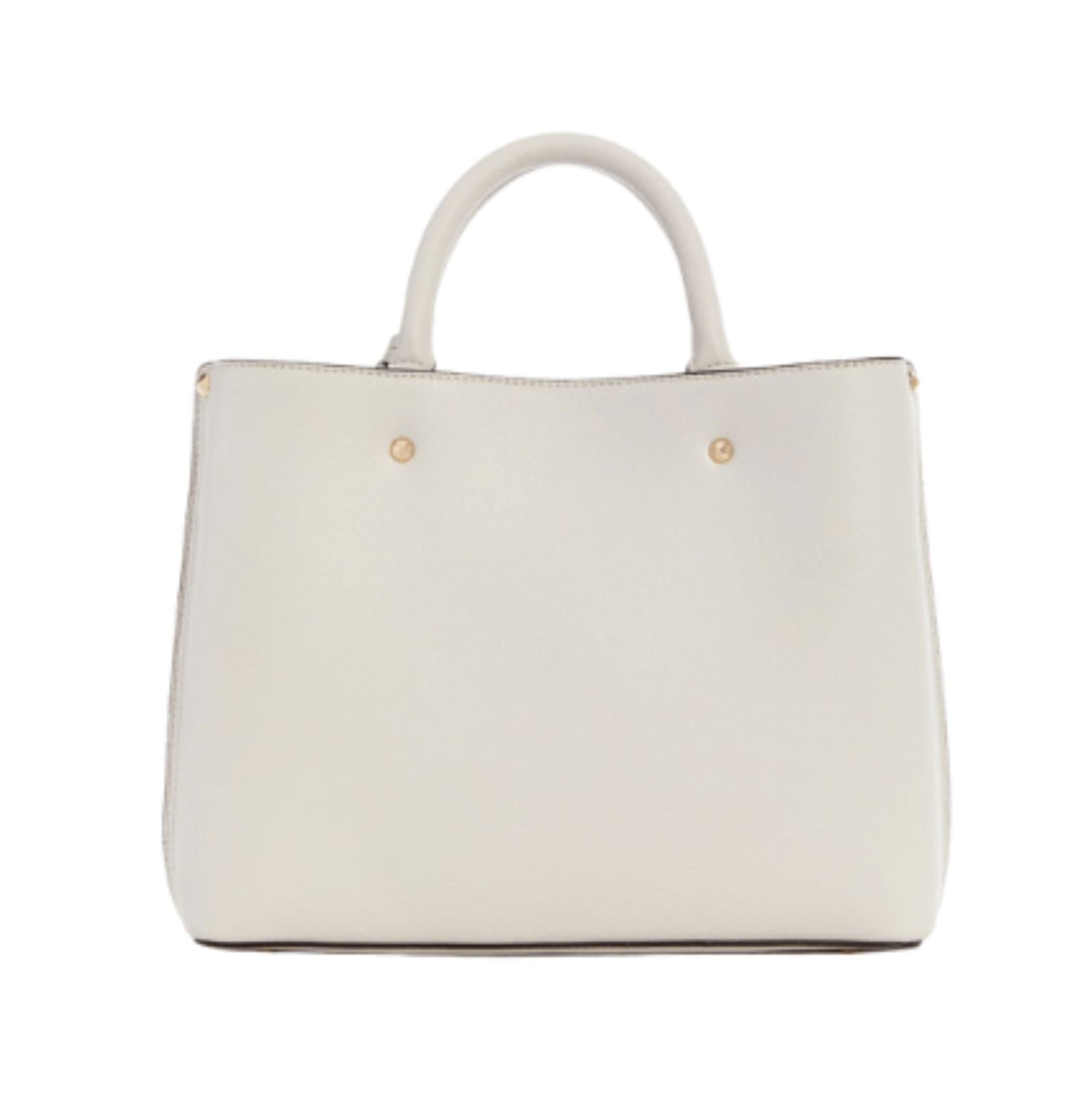 Guess Bag | Meridian Satchel Lvory Polyurethane Material