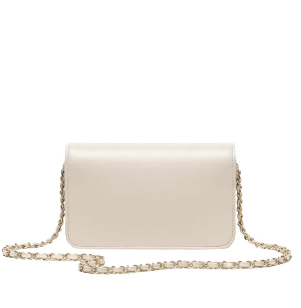 Chanel Bag | Classic Flap Bag Quilted White Lambskin Leather