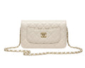 Chanel Bag | Classic Flap Bag Quilted White Lambskin Leather