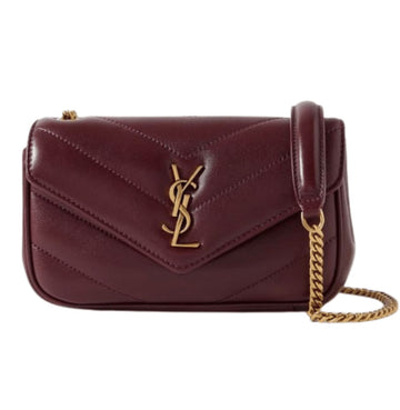 Saint Laurent Bag | Loulou Mini Bag Burgundy