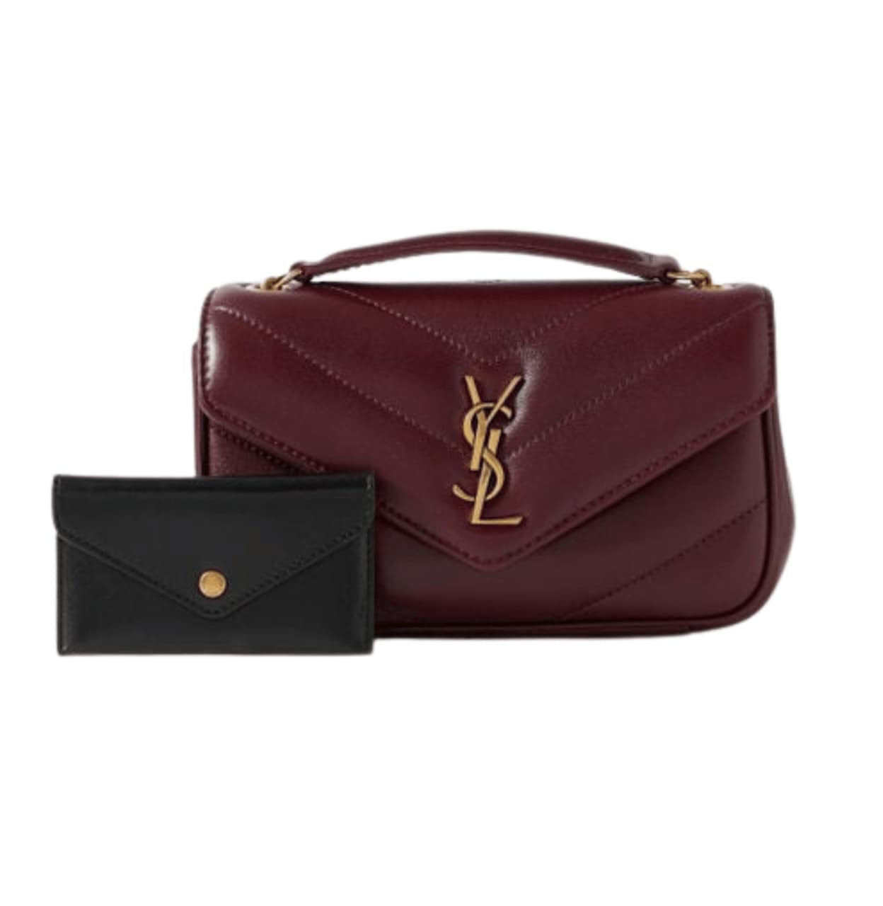 Saint Laurent Bag | Loulou Mini Bag Burgundy