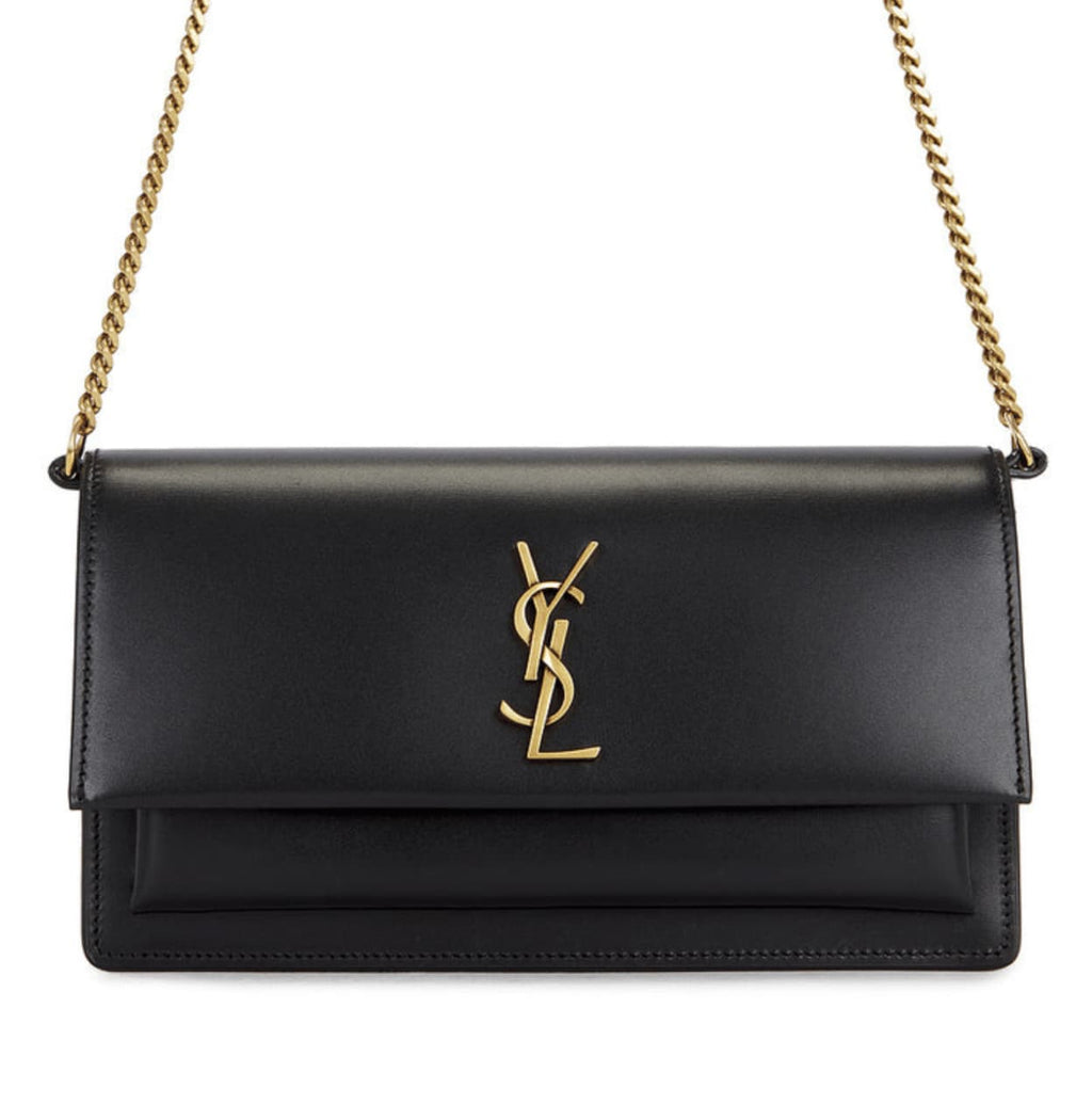 Saint Laurent Bag | Sunset Bag Crocodile-Embossed Calfskin Leather