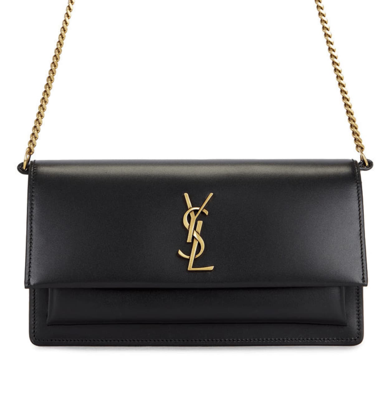 Saint Laurent Bag | Sunset Bag Crocodile-Embossed Calfskin Leather
