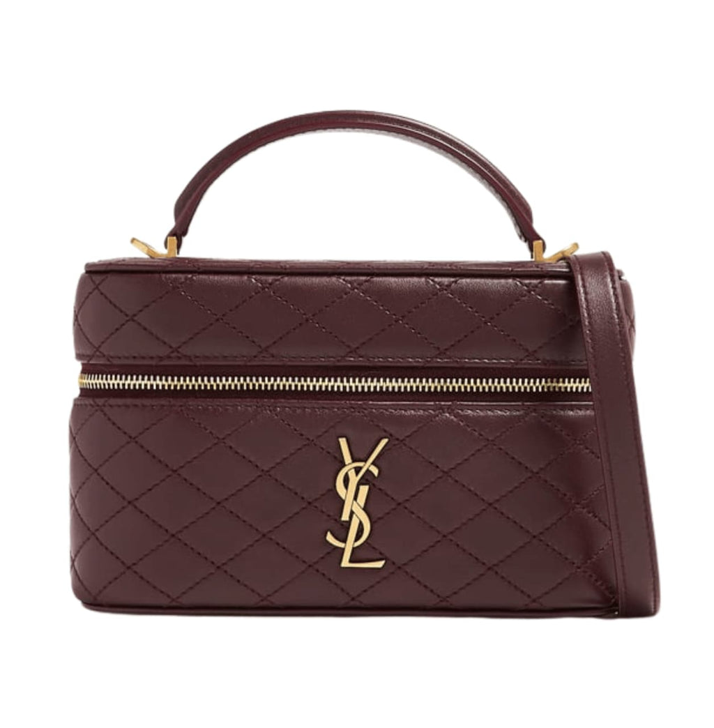 Saint Laurent Bag | Gaby Vanity Bag Rich, Burgundy