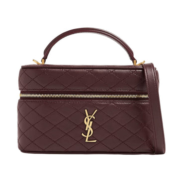 Saint Laurent Bag | Gaby Vanity Bag Rich, Burgundy