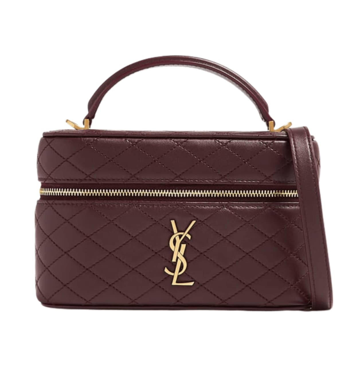 Saint Laurent Bag | Gaby Vanity Bag Rich, Burgundy