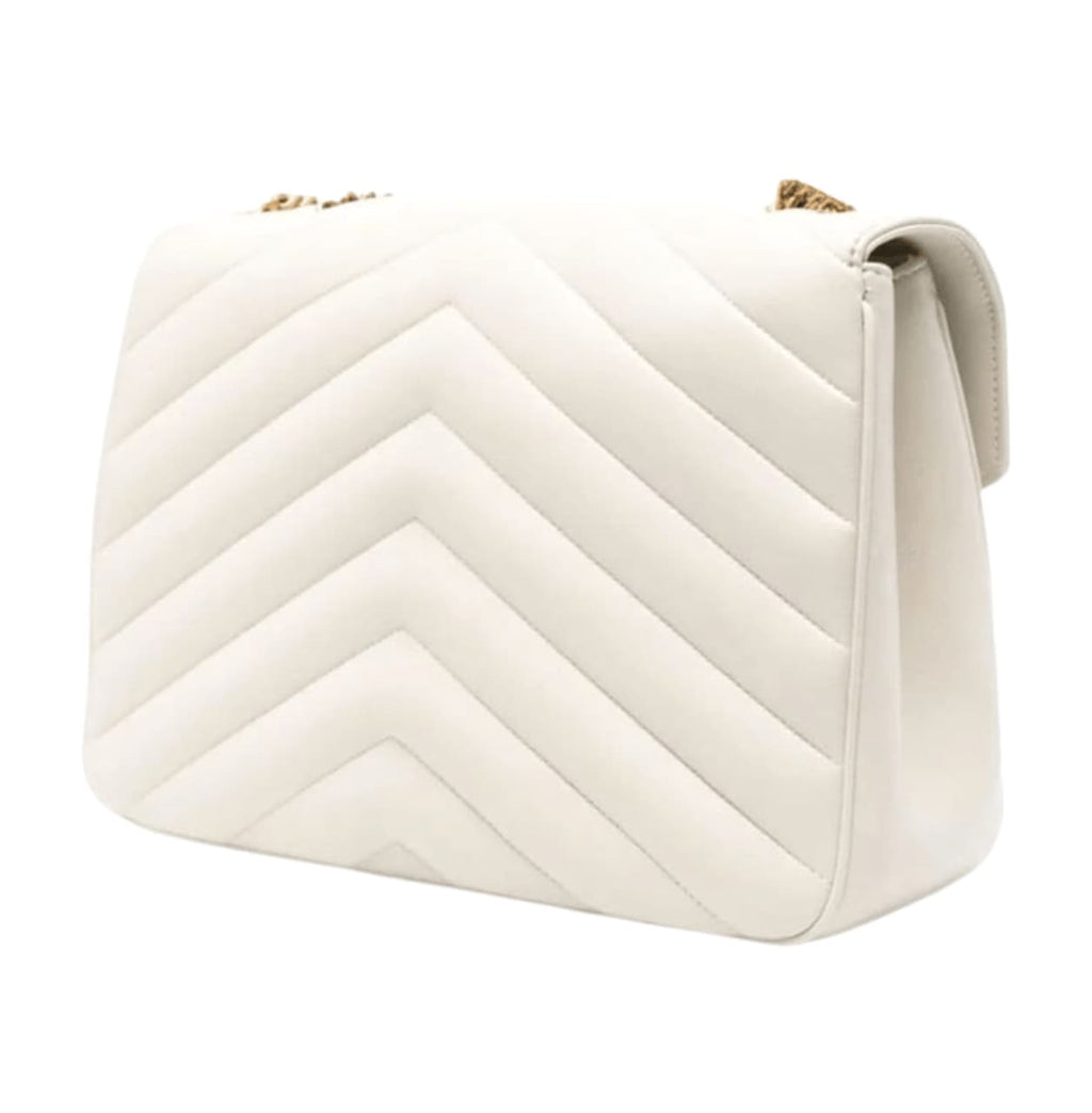 Saint Laurent Bag | Loulou Shoulder Bag White
