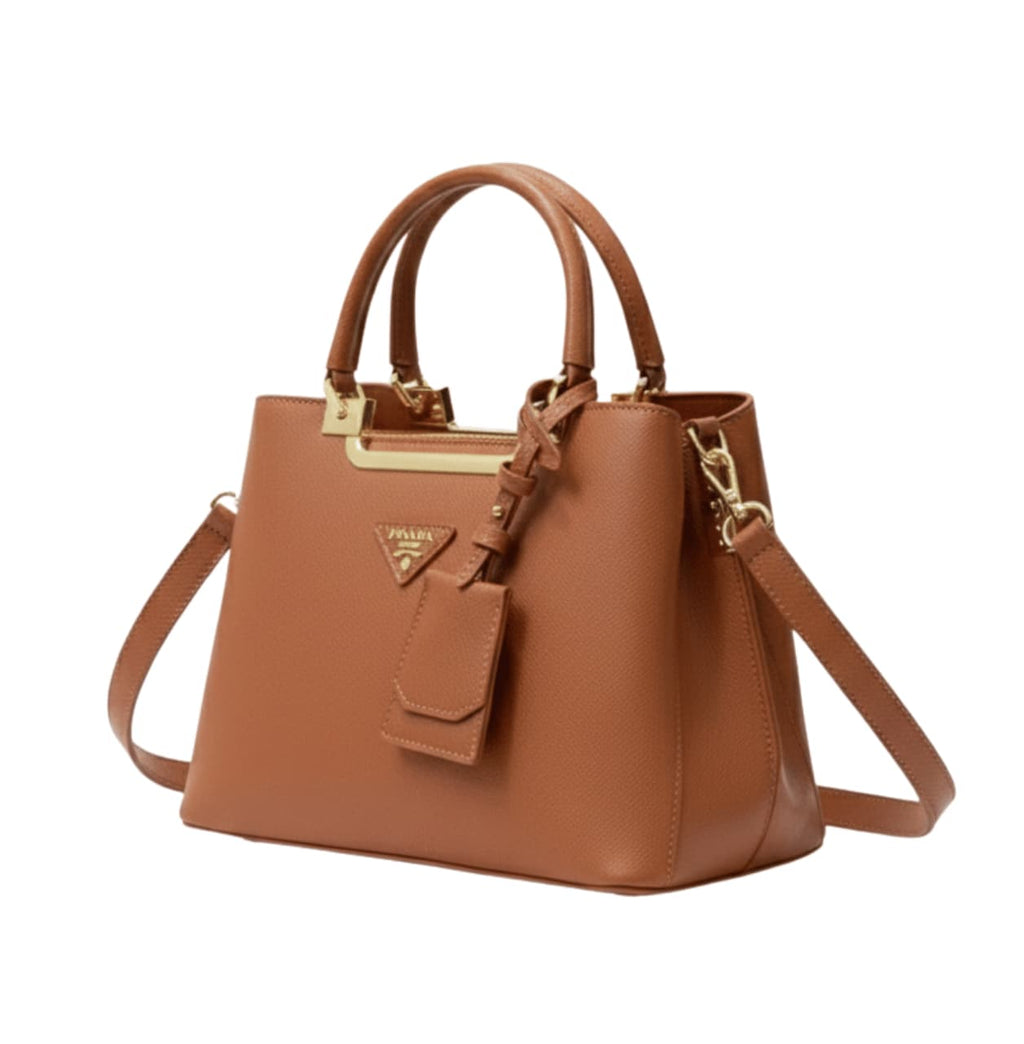 Prada Bag | Galleria Saffiano Leather Bag Brown