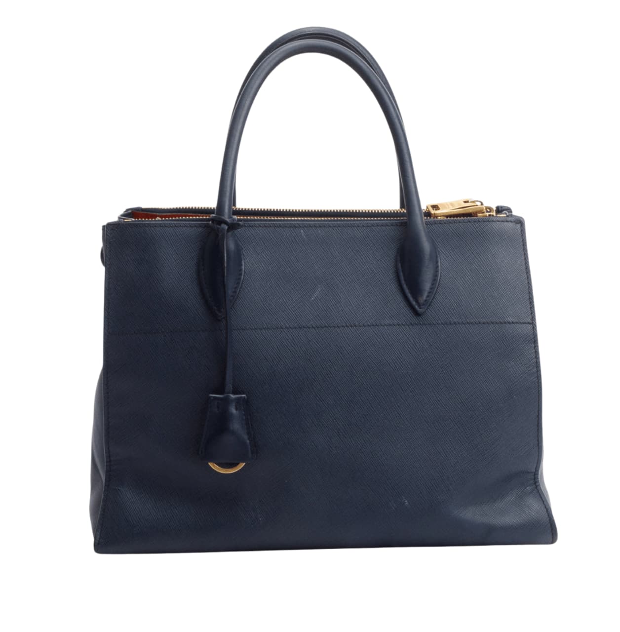 Prada Bag | Saffiano Leather Tote Bag Navy Blue