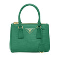 Prada Bag | Saffiano Leather Top-Handle Bag Green