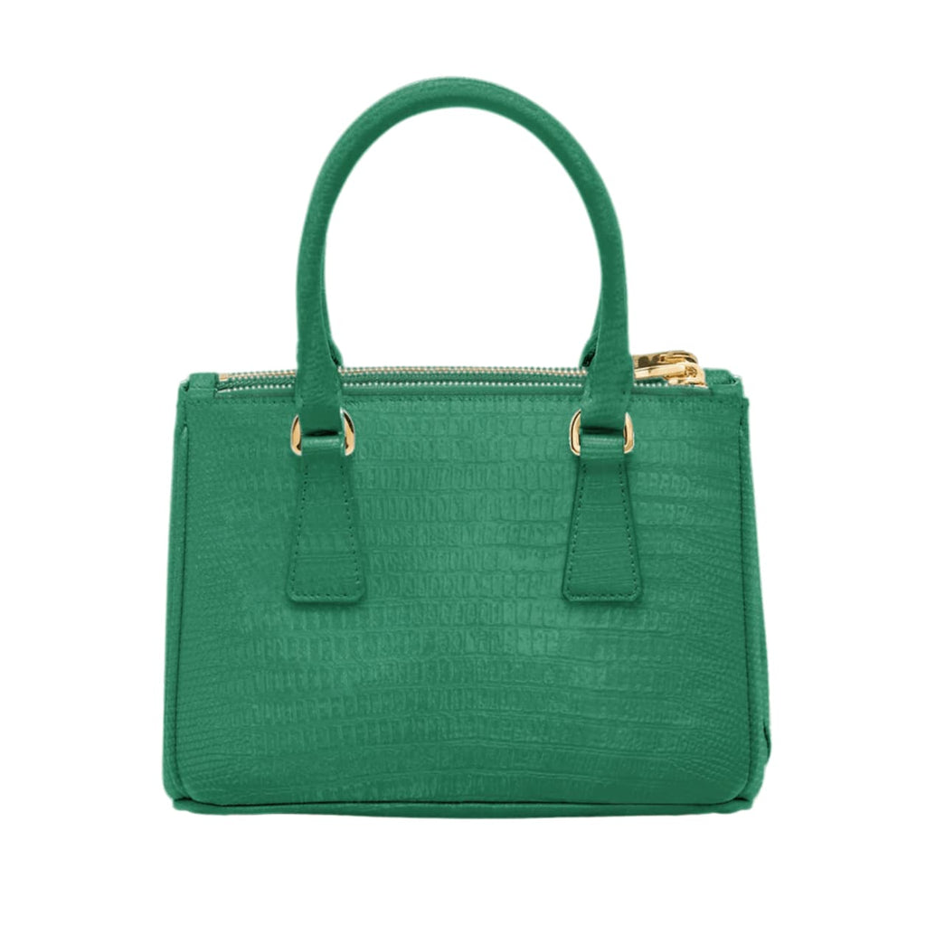 Prada Bag | Saffiano Leather Top-Handle Bag Green