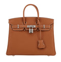Hermès Bag  | Birkin 25 Bag In Gold Togo