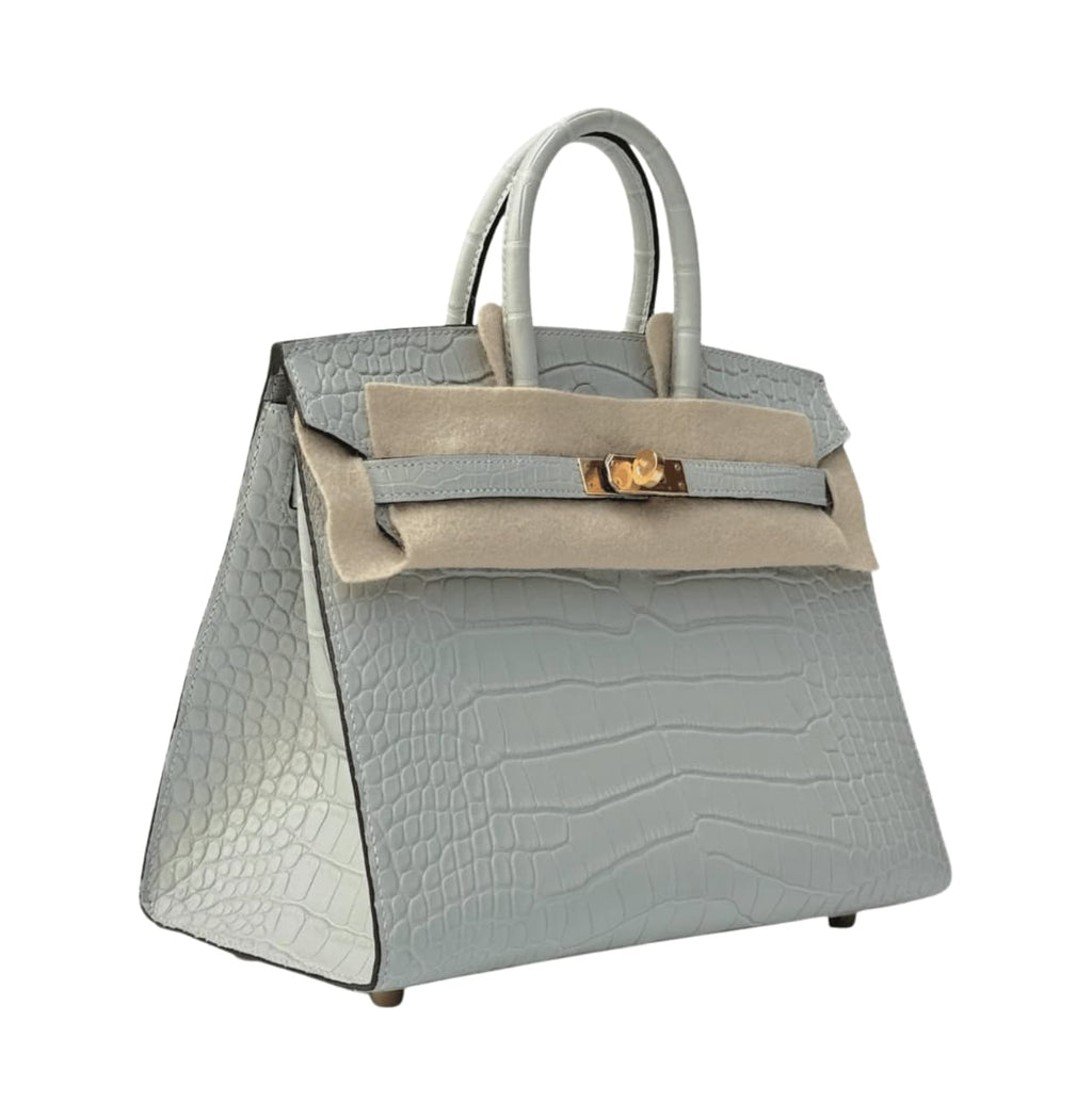 Hermès Bag | Birkin 25 Handbag Pale Grey