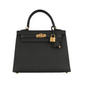 Hermès Bag | Kelly 28 Sellier Handbag Black Epsom Leather