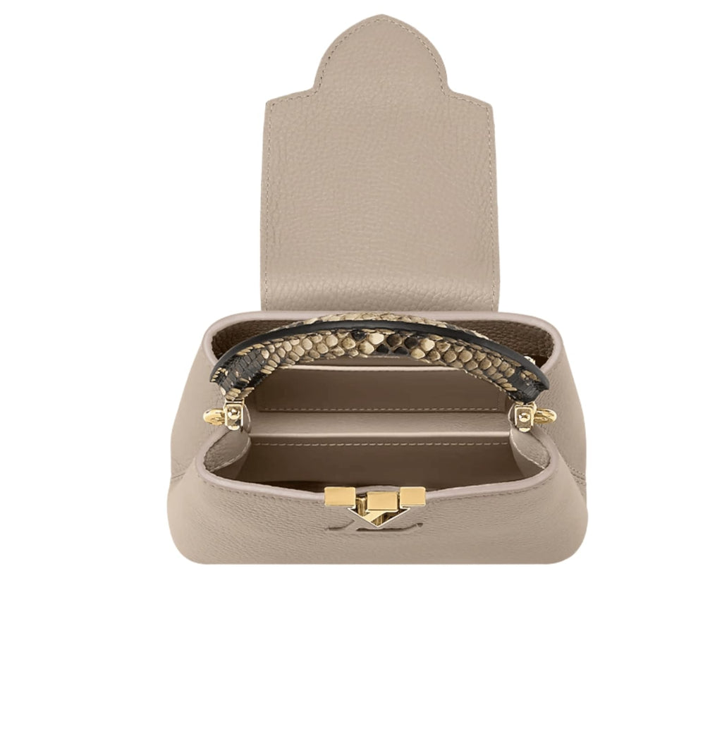 Louis Vuitton Bag | Ćapucines BB Galet Grey Taurillon Leather