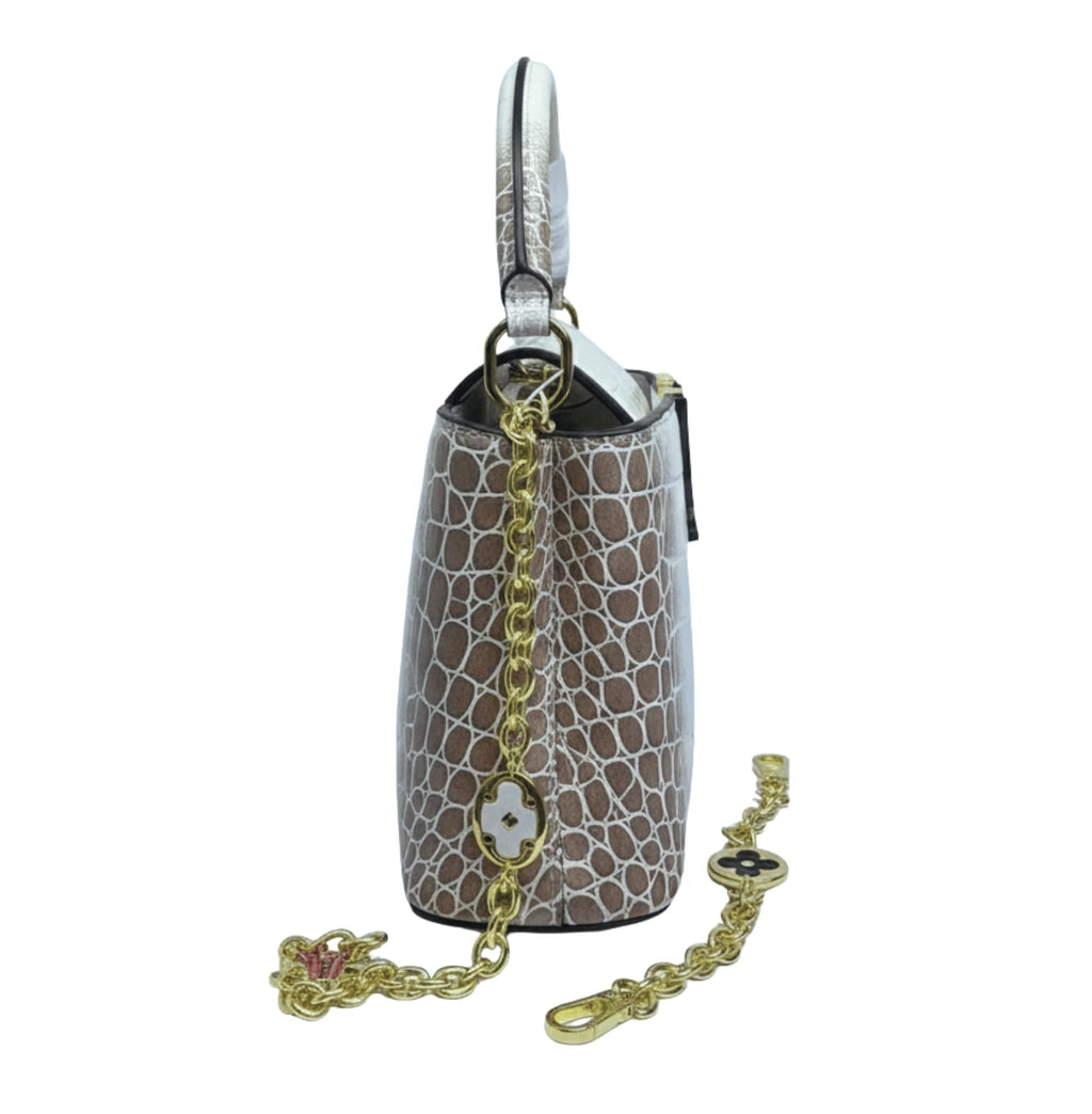Louis Vuitton Bag| Ćapucines White Brown Crocodilian Leather