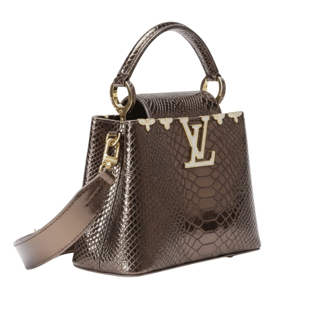Louis Vuitton Bag | Ćapucines Metallic Python
