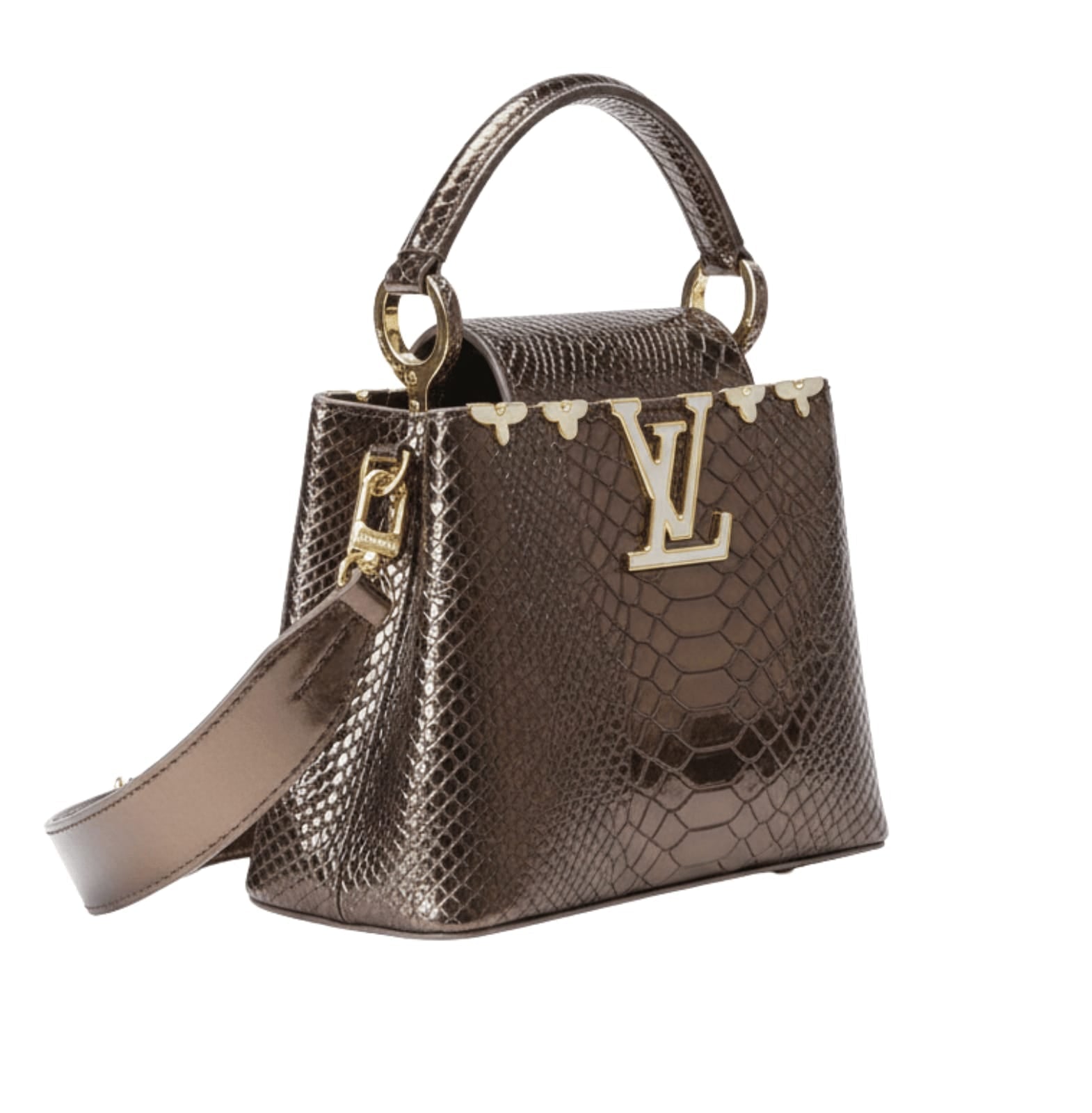 Louis Vuitton Bag | Ćapucines Metallic Python