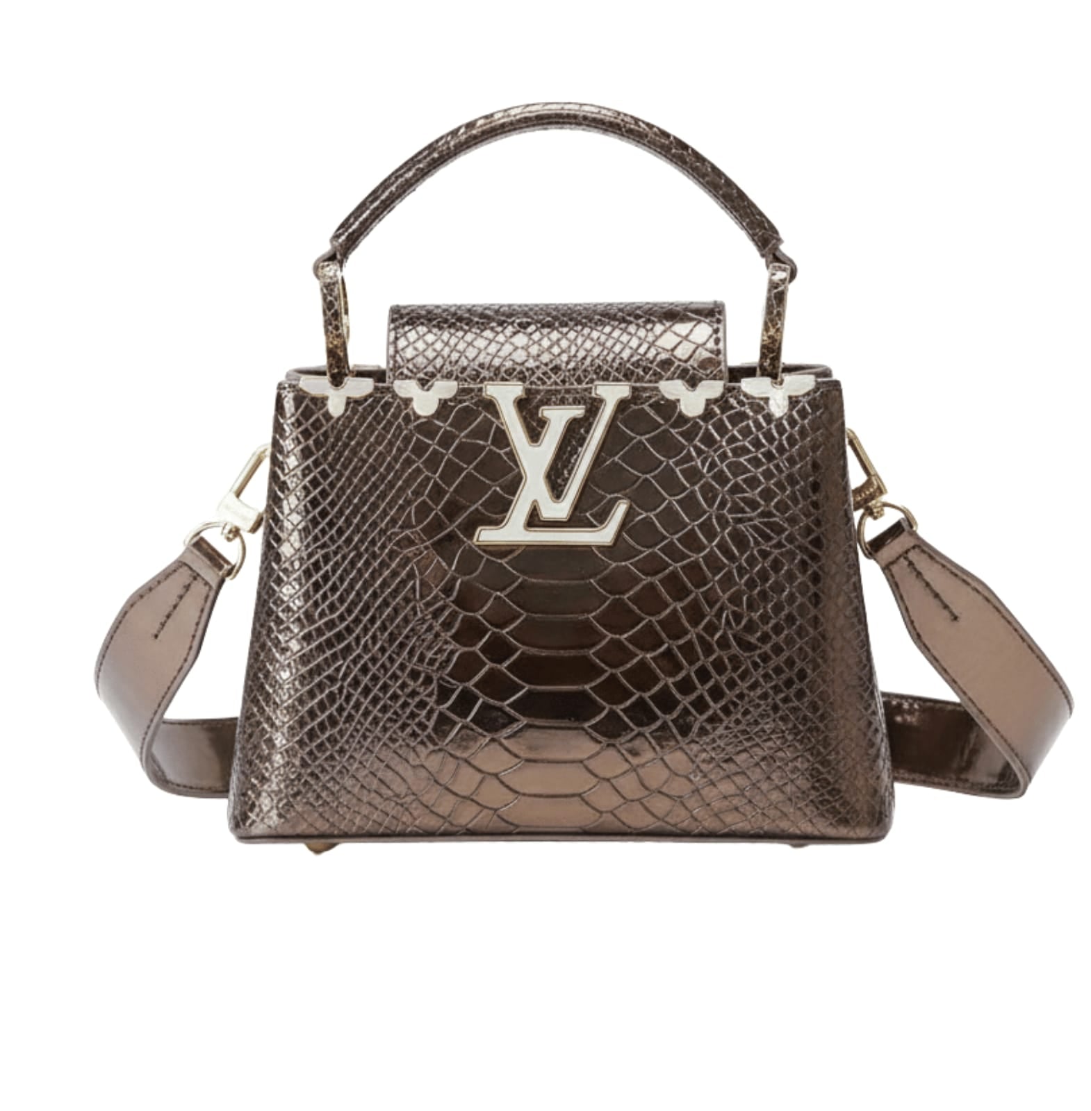 Louis Vuitton Bag | Ćapucines Metallic Python