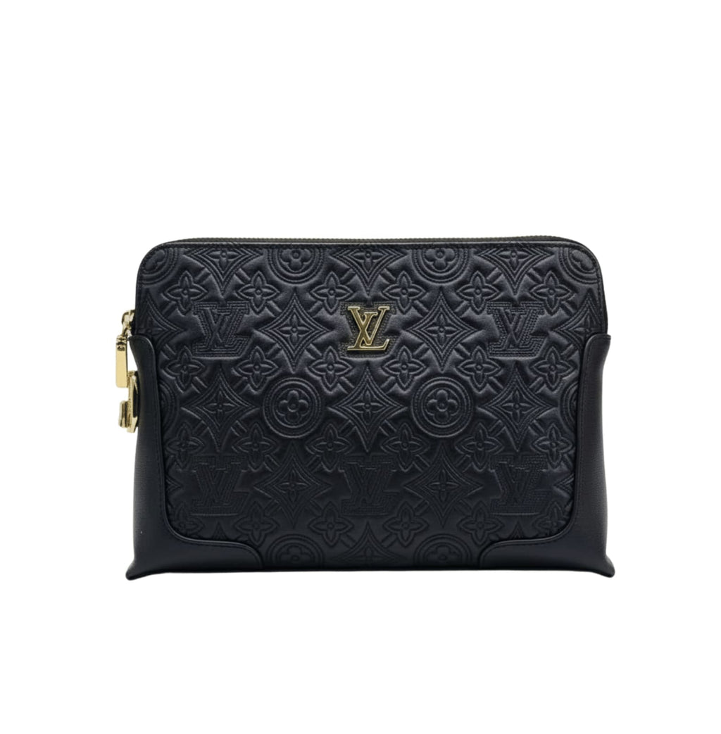 Louis Vuitton Pouch | Black Leather Pouch