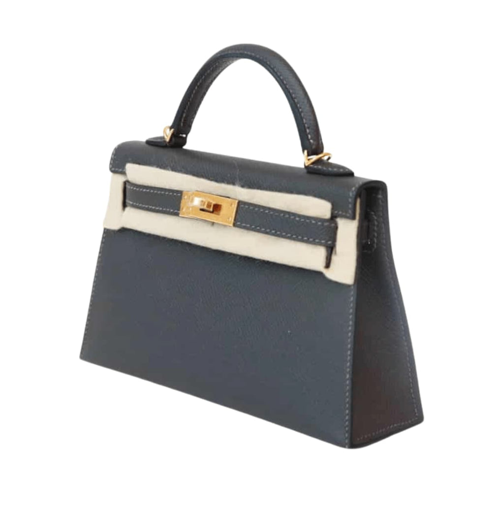 Hermès Bag | Mini Kelly Sellier Dark Grey Epsom Leather