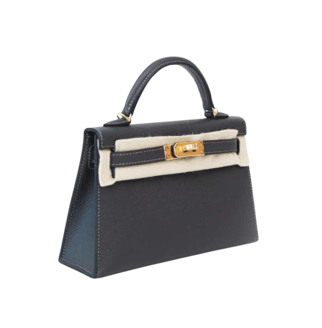 Hermès Bag | Mini Kelly Sellier Dark Grey Epsom Leather
