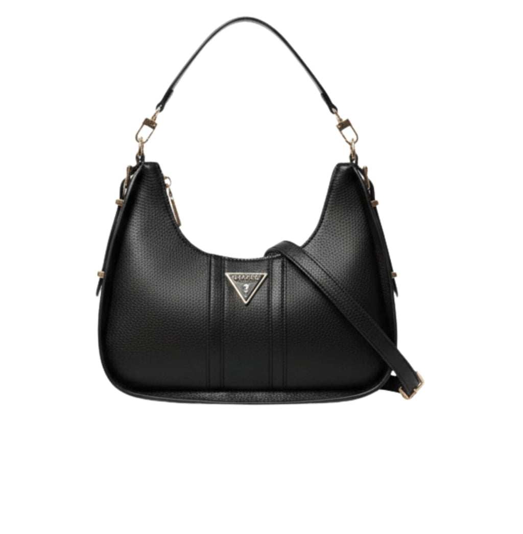 Guess Bag | Noreen Top Zip Shoulder Bag Black Polyurethane