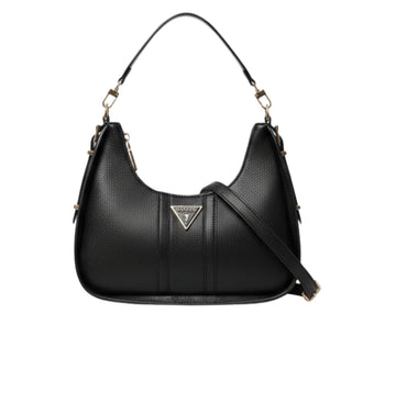 Guess Bag | Noreen Top Zip Shoulder Bag Black Polyurethane