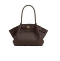 Jw Pei Bag | Hana Tote Bag In Faux Suede And A Dark Brown Color
