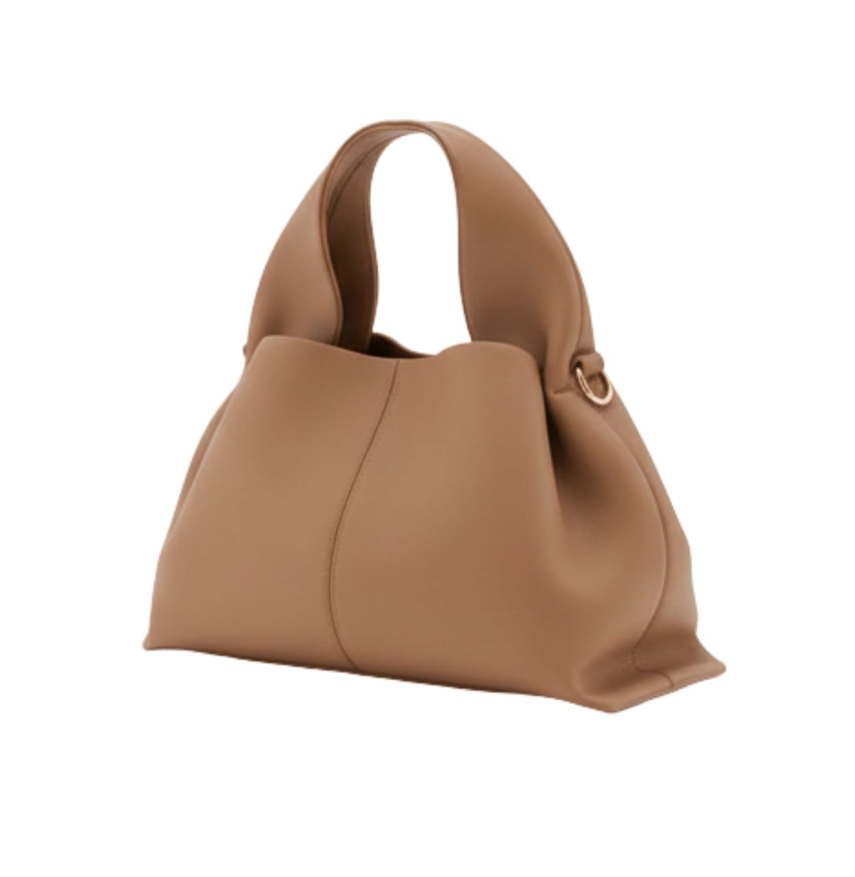 Polène Bag | Numéro Neuf Mini Textured Taupe Leather