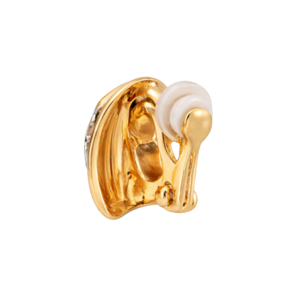 YSL Jewelry | Cassandre Enamel Hoop Earrings Gold