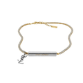 YSL Jewelry | Cassandre Tennis Necklace Silver Crystals