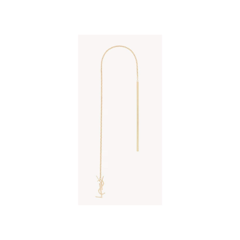 YSL Jewelry | Cassandre Threader Earrings Gold