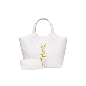 YSL Bag | Icare Maxi White Lambskin