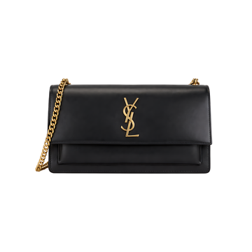 Saint Laurent Bag | Sunset Bag Crocodile-Embossed Calfskin Leather